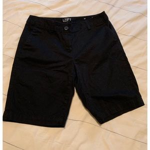 Loft black shorts
